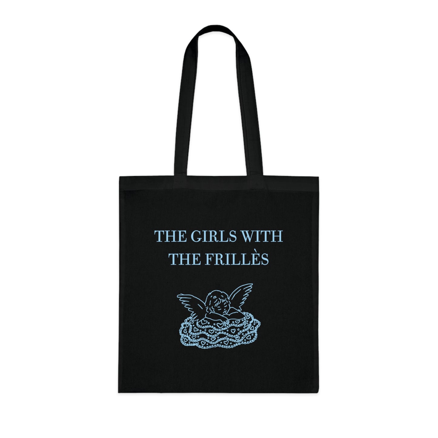 The girls with the Frillès cotton tote